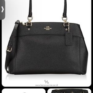 Coach Large Brooke Crossgrain Leather Carry All Satchel Handbag 25926 …